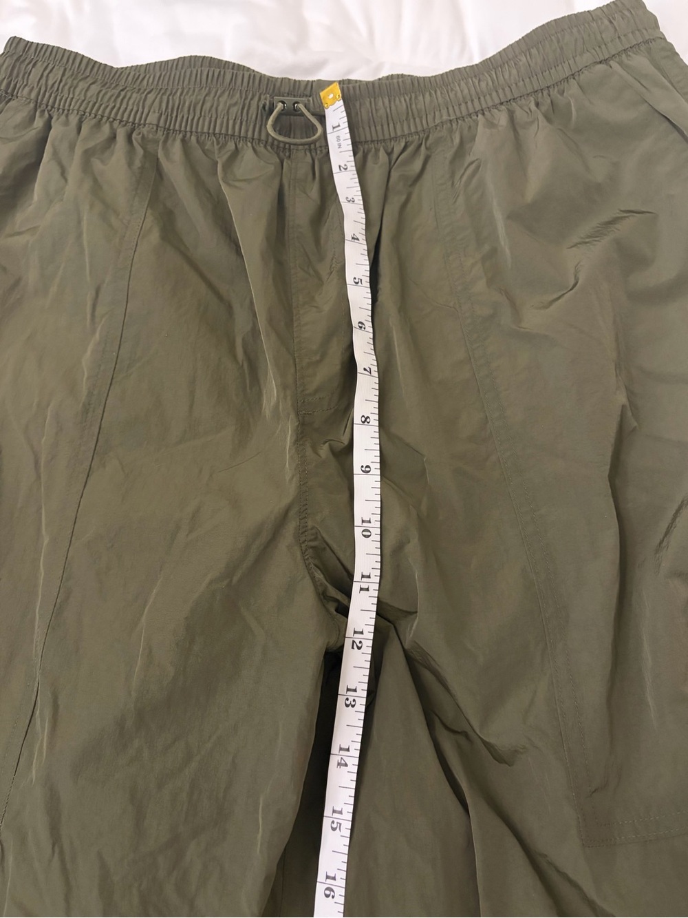 Victoria’s Secret PINK Olive Green Parachute Cargo Pants Y2K Utility Size L - Picture 11 of 13
